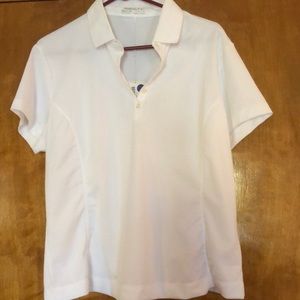 NWT womens golf pipe placket polo Nike Golf NikeFITDRY